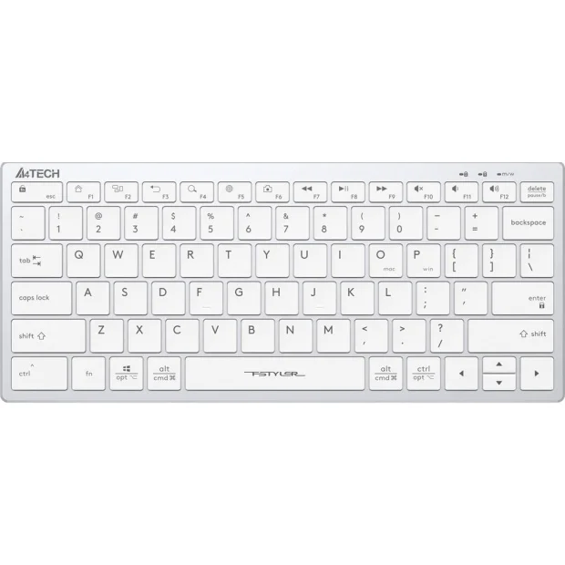 Клавиатура A4Tech Fstyler FX51 (серебристый/белый)